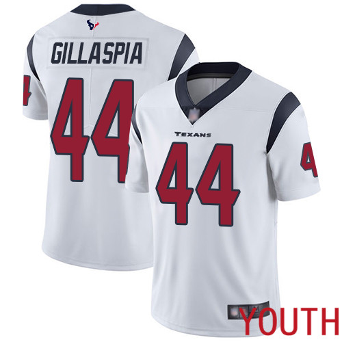 Houston Texans Limited White Youth Cullen Gillaspia Road Jersey NFL Football #44 Vapor Untouchable